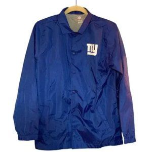 New York Giants Royal Bravo Coach Youth Jacket